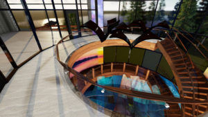 Architectural Render of inside of building